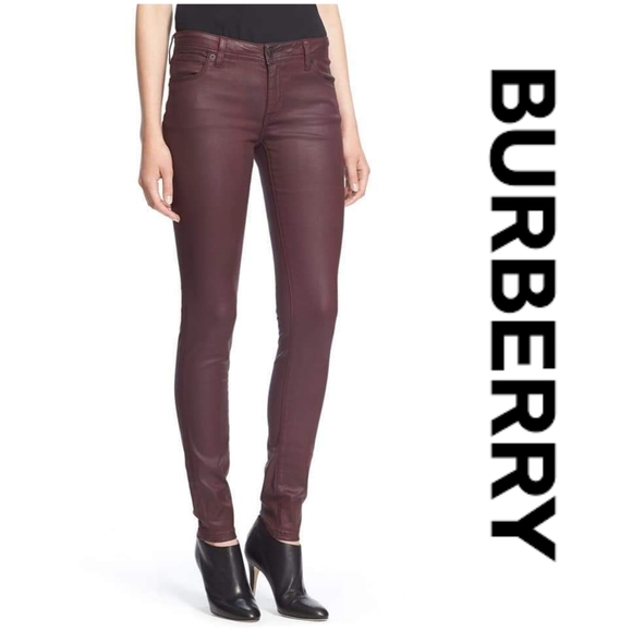 Burberry Brit low rise waxed skinny jeans - Picture 1 of 4